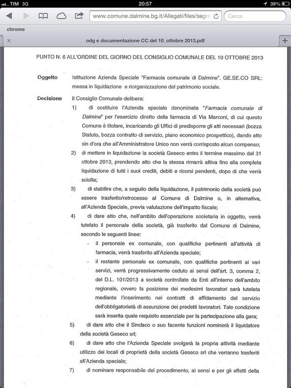 punto 6 della serata:  farmacia comunale  #opendalmine http://twitter.com/nostradalmine/status/388377733036007424/photo/1